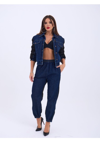 6627 Kot Pantolon-Mavi