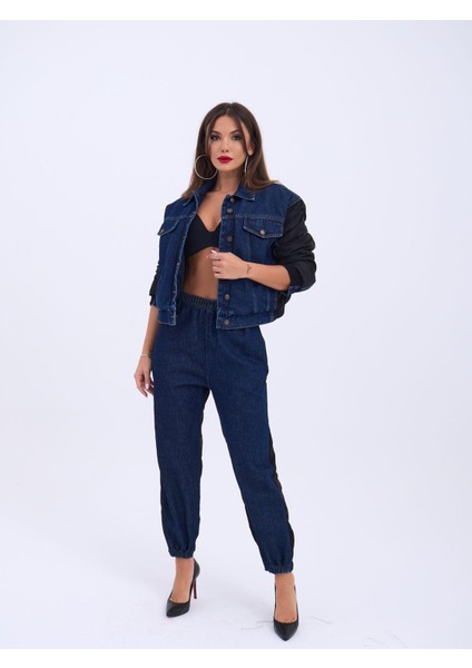 6627 Kot Pantolon-Mavi