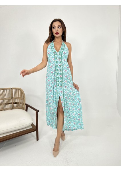 6855 Elbise-Mint