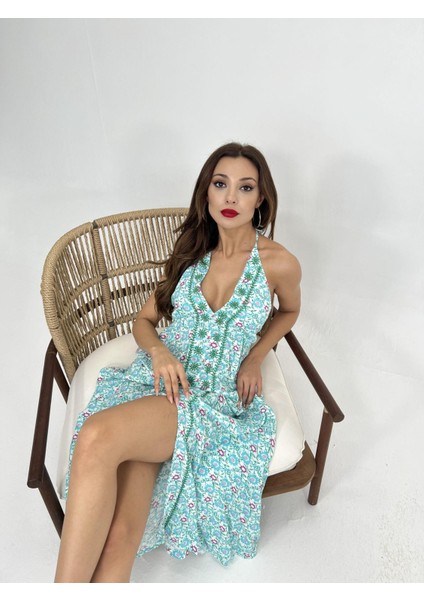 6855 Elbise-Mint