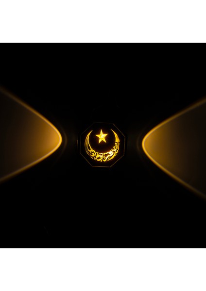3000K Ayyıldız Hilal Dekoratif LED Duvar Aplik (4401)