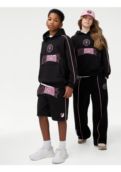 Pamuklu Inter Miami Cf Şort (6-16 Yaş)