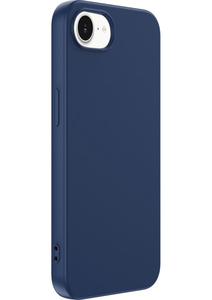 Apple iPhone 16E Kılıf Lansman Içi Kadife Lacivert