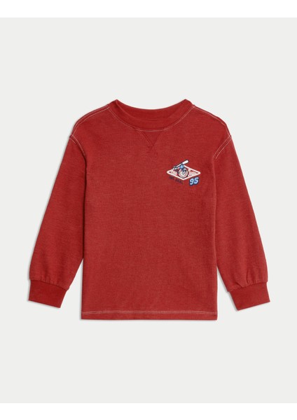 Saf Pamuklu Brooklyn Sweatshirt (2-8 Yaş)