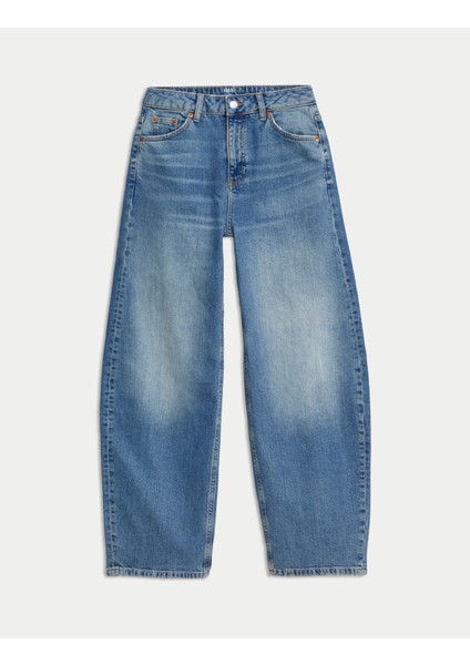 Mid Rise Rahat Kalıp Horseshoe Jean fiyatları