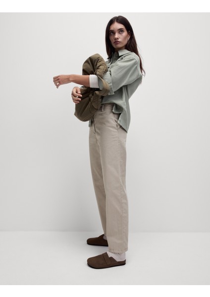 Straight Leg Grazer Chino Pantolon