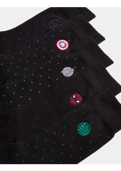 5'li Cotton Rich Avengers™ Çorap fiyatları