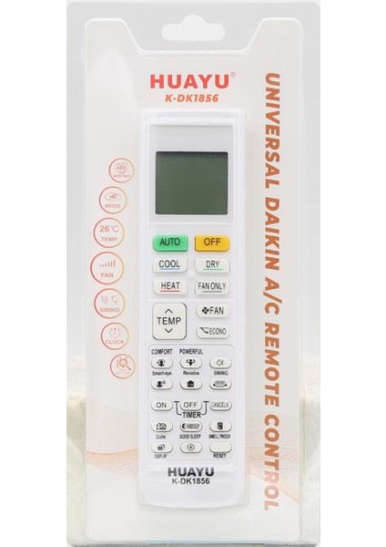 Unıversal Daıkın Akıllı Klima Kumandası K-DK1856 (4401)
