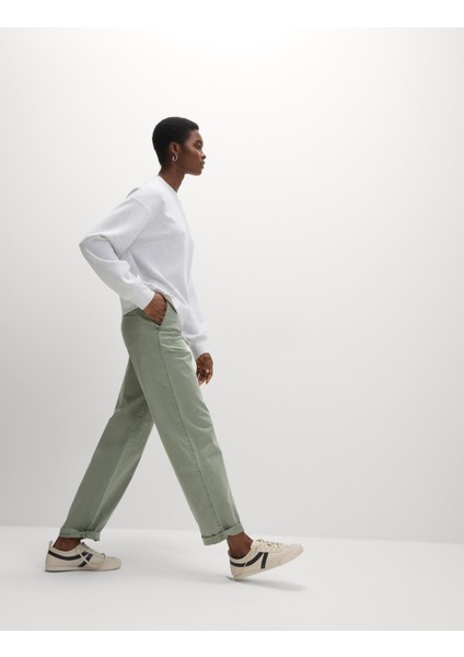 Straight Leg Grazer Chino Pantolon