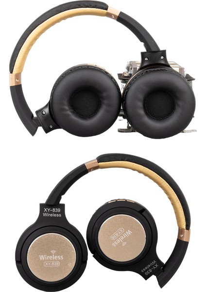 Kablosuz Bluetooth Kulaküstü Tasarım Kulaklık XY-839 (4401)