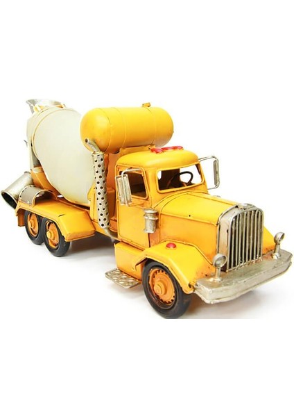 Dekoratif Metal Beton Mikseri Biblo Dekoratif Hediyelik