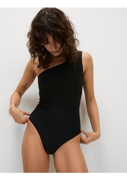 Dolgu Destekli Tek Omuz Mayo fırsatları