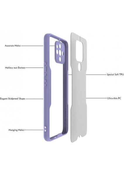 Tecno Camon 16 Kılıf Platin Silikon - Siyah Gnzrz