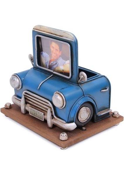 Metal Kalemlik Çerçeveli Araba Temalı Dekoratif Hediyelik fiyatları