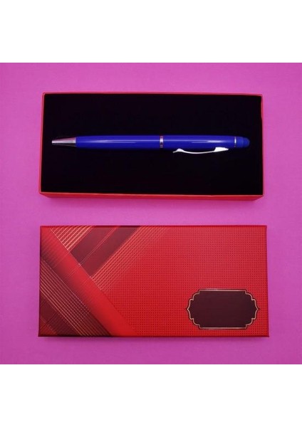 Tükenmez Mavi Kalem Dekoratif Hediyelik