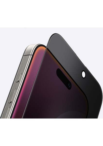 iPhone 16 Amazingthing Radix Privacy Hayalet Cam Ekran Koruyucu Siyah fırsatları