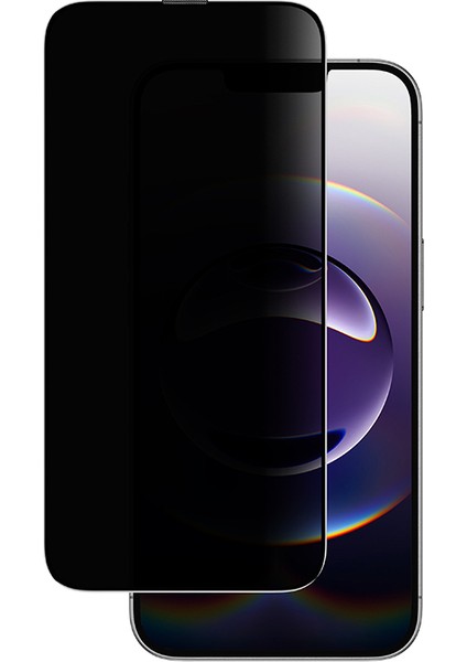 iPhone 16E Amazingthing Titan Serisi Privacy Hayalet Temperli Cam Ekran Koruyucu Siyah fiyatları