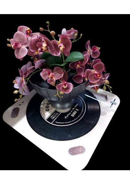 Hammer Eskitme Siyah Büyük Dekoratif Kase 31X31X22CM Vazo Çiçeklik Obje Kaliteli Metal 1 Adet fiyatları