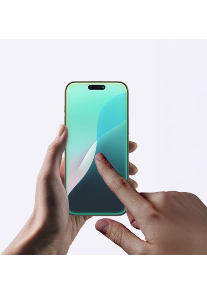 iPhone 16 Pro Amazingthing Radix Mat Parmak Izi Bırakmayan Temperli Cam Ekran Koruyucu Siyah indirimleri