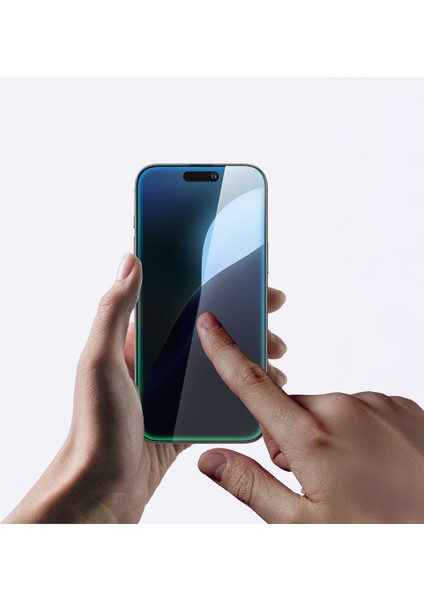 iPhone 16 Plus Amazingthing Titan Şeffaf Hd Görünümlü Temperli Cam Ekran Koruyucu Siyah fırsatları