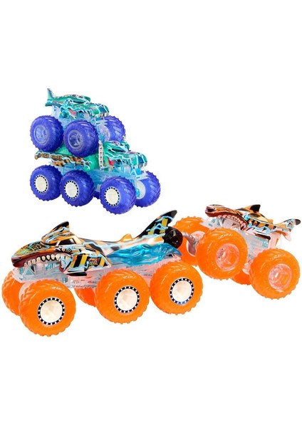 HYJ29 Hot Wheels Monster Trucks Power Smashers Çoklu Paket