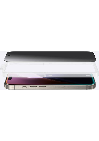 iPhone 16 Pro Max Amazingthing Radix Privacy Hayalet Cam Ekran Koruyucu Siyah indirimleri