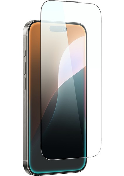 iPhone 16 Plus Amazingthing Titan Max Serisi Parlak Hd Görünümlü Temperli Cam Ekran Koruyucu Siyah