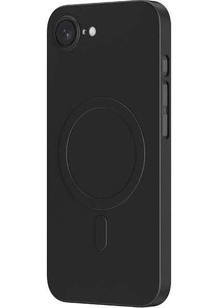 iPhone 16E Kılıf M-Safe Şarj Özellikli Amazingthing Minimal Air Serisi Kapak Siyah modelleri