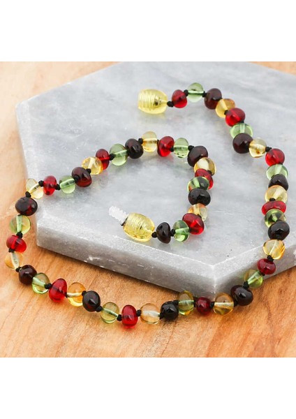 Bebek Damla Kehribar Diş Kolye fırsatları