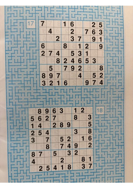 Labirentli Sudoku 1 Morpa (Ilköğretimöğrencileri Için)