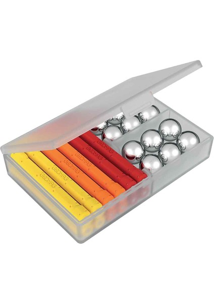 Geomag Classic 42 Parça Manyetik Yapı Oyunu Seti – Manyetik Çubuk ve Bilye Eğitici Oyuncak
