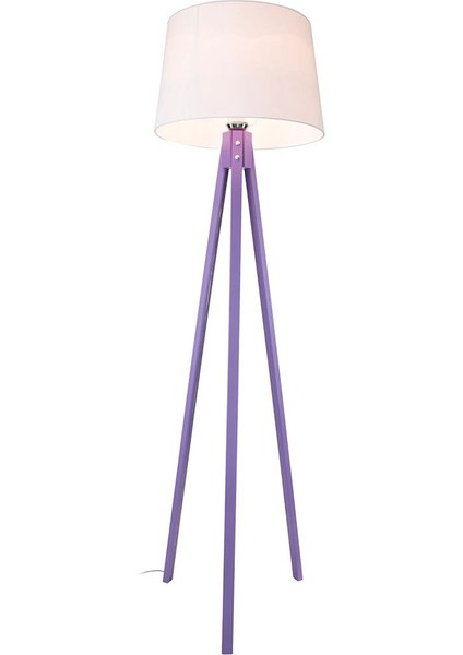 Tripod Lambader Lila Ayak / Beyaz Şapka