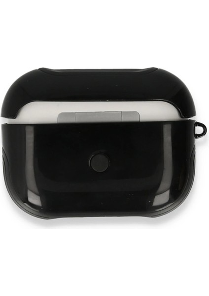 Apple AirPods Pro (1.nesil) 3in1 Kılıf - Siyah Gnzrz