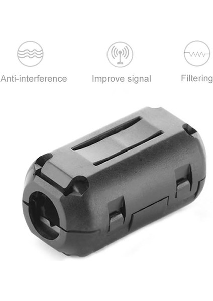 9mm Ferrit Halka Filtre Kablo Gürültü Bastırıcı Azaltıcı Yüzük Bead Rfı Emı Girişim Engelleyici Besl