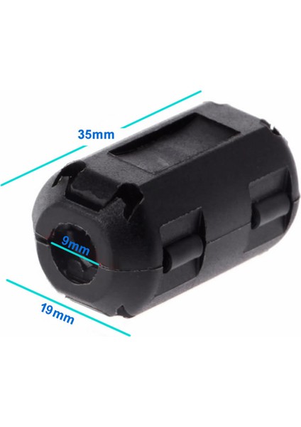 9mm Ferrit Halka Filtre Kablo Gürültü Bastırıcı Azaltıcı Yüzük Bead Rfı Emı Girişim Engelleyici Besl modelleri