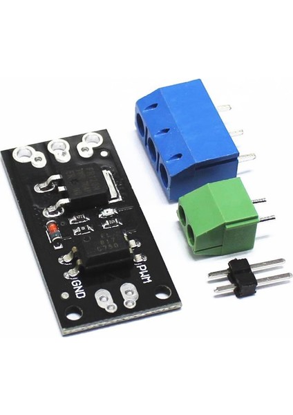 AOD4184 Mosfet Sürücü Modül Optokuplör Izolasyon 40V 50A 50W Pwm Hız Kontrol Motor Selenoid Valf LED
