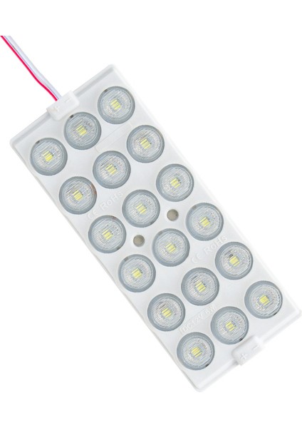 Modül LED 12V 6W Soğuk Beyaz 18 Ledli Yanıp Sönen 2li Paket 13960-2835 (Flaşör) (4401)