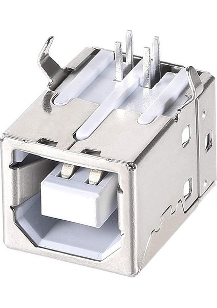 USB Type B Dişi Soket USB 2.0 4 Pin Lehimlenebilir Elektronik Cihaz USB Port Adaptör Konnektör