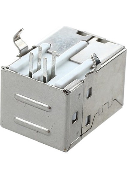 USB Type B Dişi Soket USB 2.0 4 Pin Lehimlenebilir Elektronik Cihaz USB Port Adaptör Konnektör modelleri
