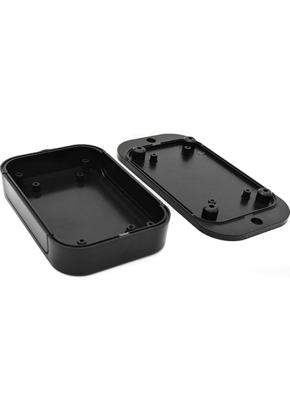 Ak-W-67 100X67X22MM Plastik Kutu Siyah Renk Duvar Montaj Tip Elektronik Devre Cihaz Ev Otomasyon