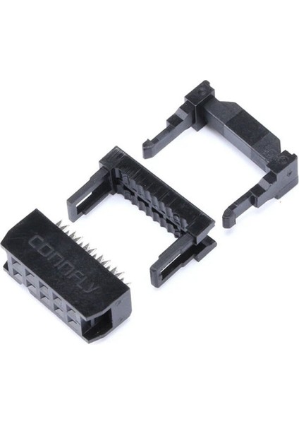 2x5 Pin Idc Konnektör 10 Pin Kablo Soketi 2.54MM 180 Derece Dişi Header Devre Pcb Bağlantı Parçası