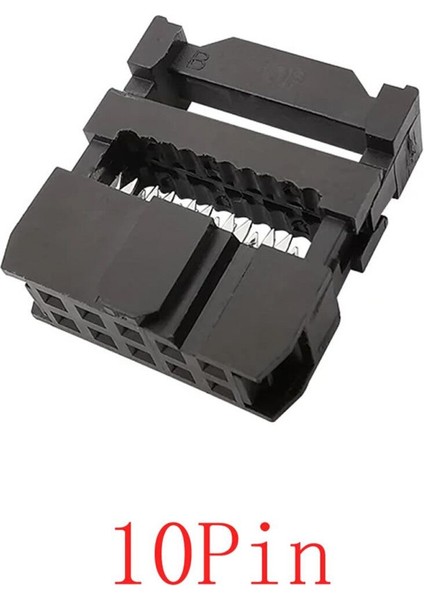 2x5 Pin Idc Konnektör 10 Pin Kablo Soketi 2.54MM 180 Derece Dişi Header Devre Pcb Bağlantı Parçası