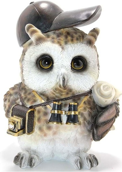 Polyester Baykuş Figürü Biblo