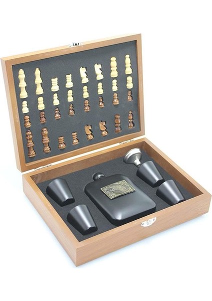 Satrançlı Matara Seti Dekoratif Hediyelik fiyatları