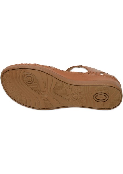 Larni-Z 22526 Günlük Taba Kadın Sandalet