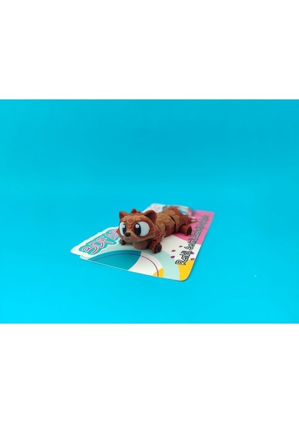 Sevimli Gelincik Anahtarlık - 3D Baskı Özel Tasarım