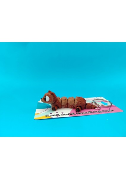 Sevimli Gelincik Anahtarlık - 3D Baskı Özel Tasarım