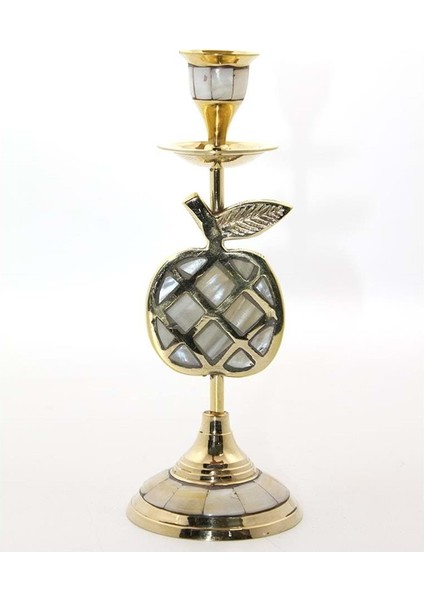 Pirinç Sedefli Tekli Şamdan fiyatları