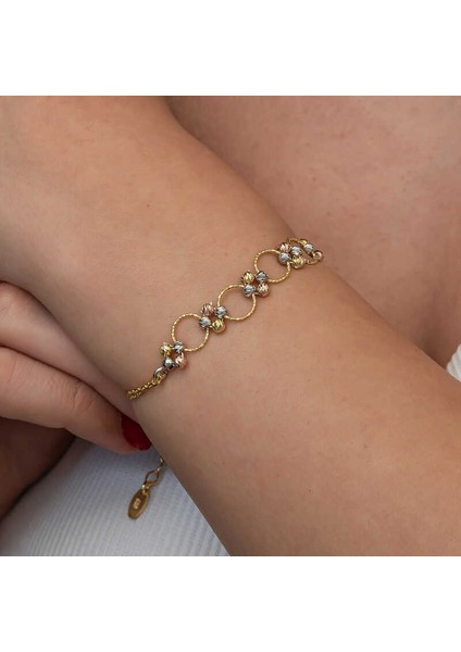 Gümüş Renkli Halka Dorika Kadın Bileklik indirimleri