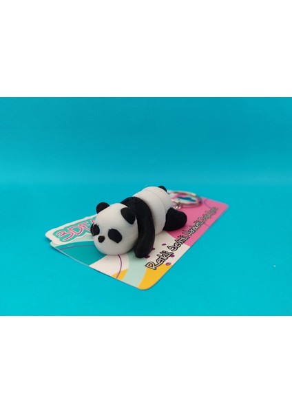 Sevimli Panda Anahtarlık - 3D Baskı Özel Tasarım